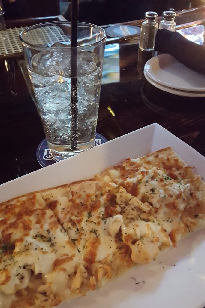 Ginger Ale and Chicken Flatbread