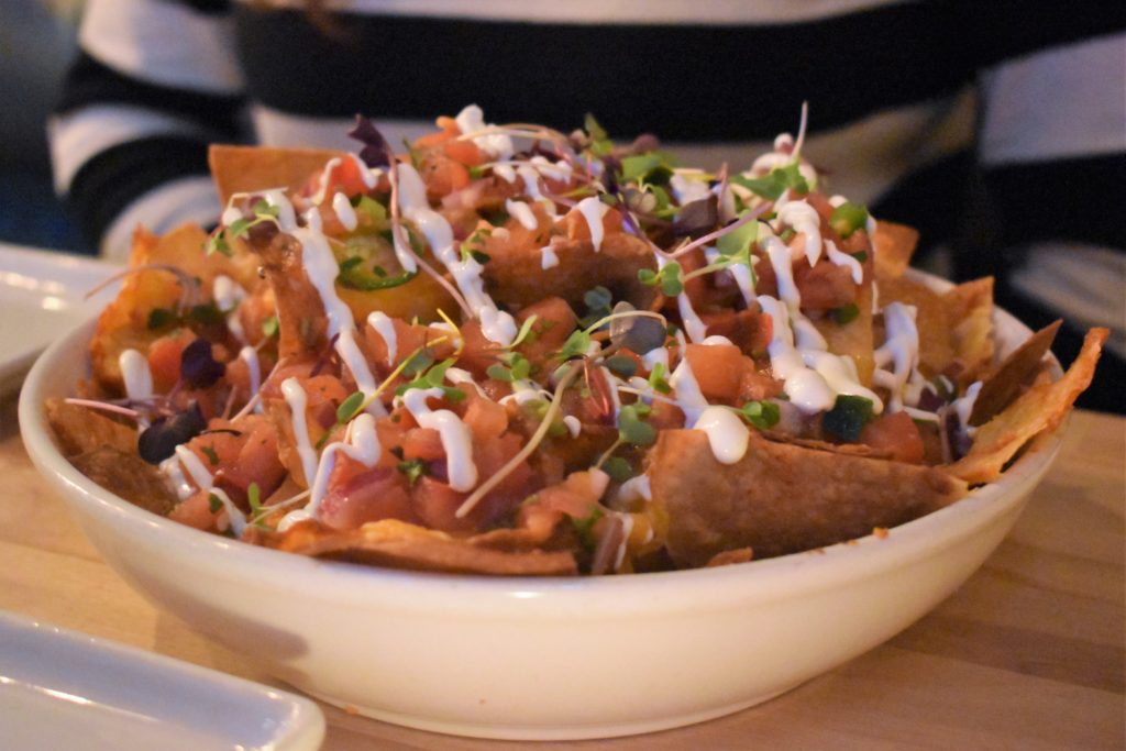 Brewhouse Nachos at the American Fresh Brewhouse in Assembly Row